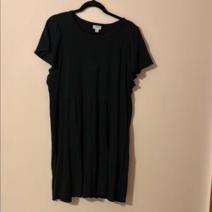 Black Short Sleeve Dress